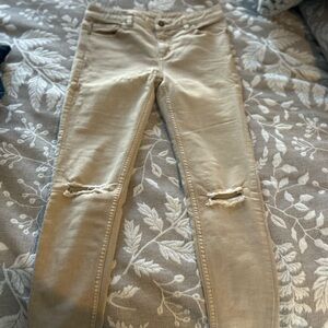 Stylish Tan Women's Jeans